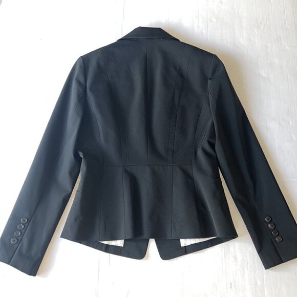 𝅺OLIVIA LAUREN black sculpt hourglass classy single breast blazer size Small - Picture 12 of 16
